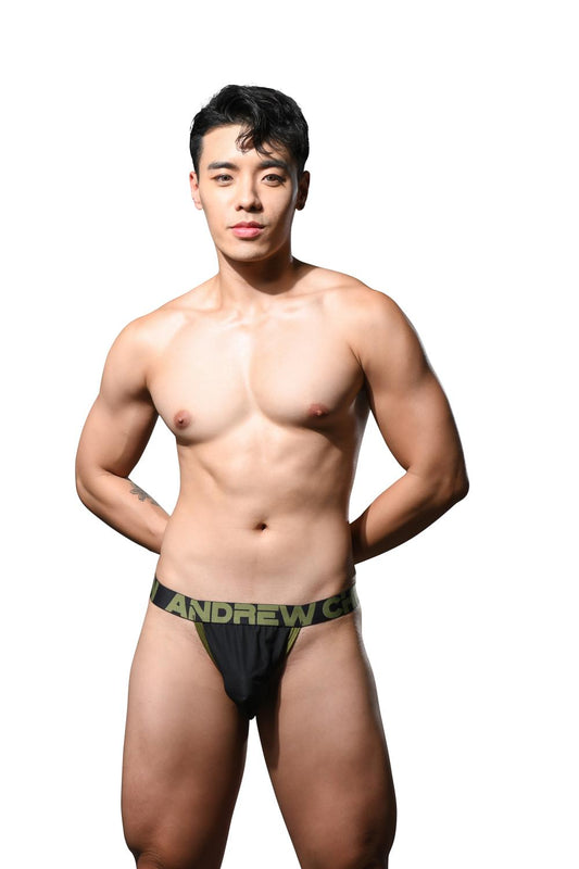 Andrew Christian ALMOST NAKED® Moisture Control V-Thong Black