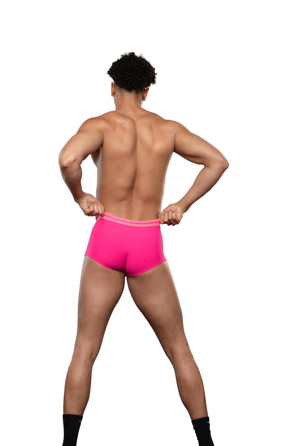 Andrew Christian Miami Cabana Boy Rib Boxer w/ ALMOST NAKED®