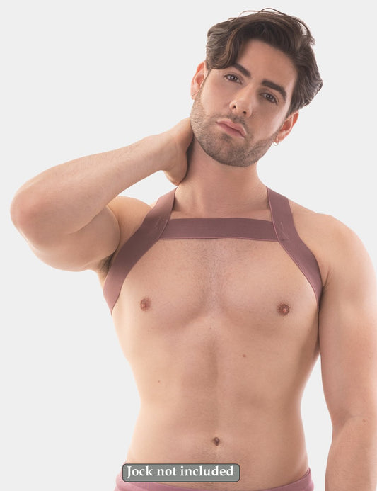 Barcode Berlin Harness Matt Pop Brownishpurple