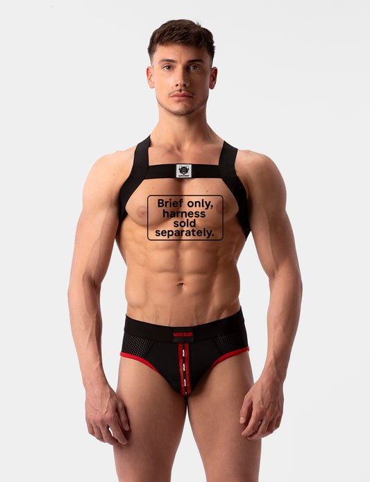 Barcode Berlin Mesh Brief Sicile Black-Red