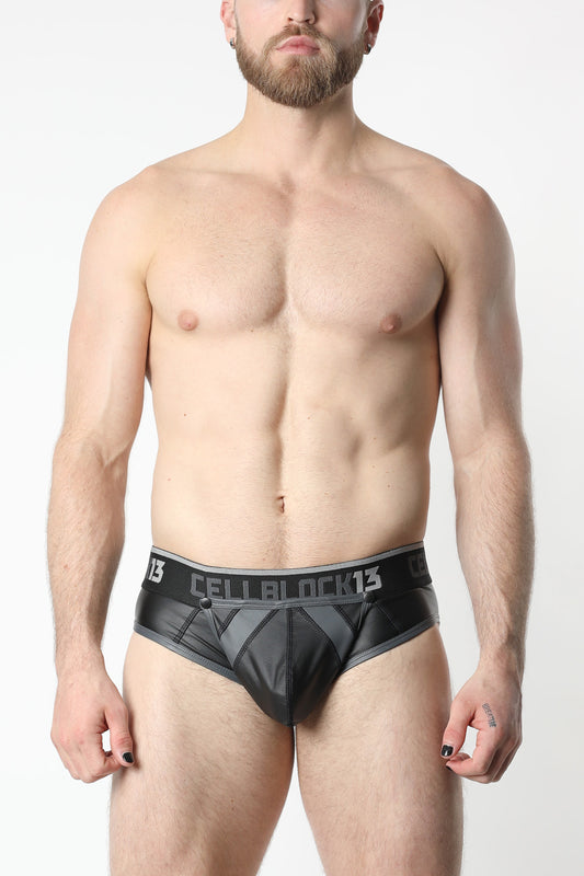 CELLBLOCK 13 Anti-Chrome Snap Up Jock Brief Grey