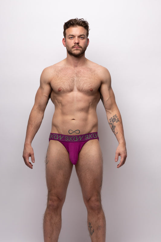 SUKREW Jockstrap Multipack 1x Deep Purple + 1x Verdant Green