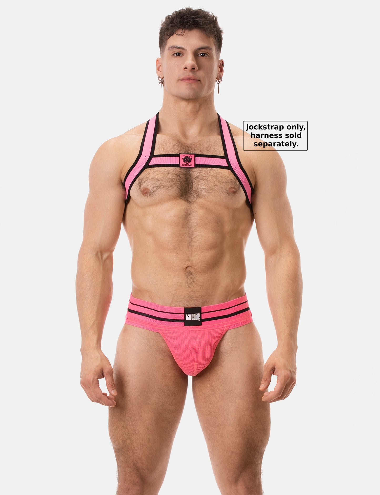 Barcode Berlin Andreus Jockstrap Pink-Black