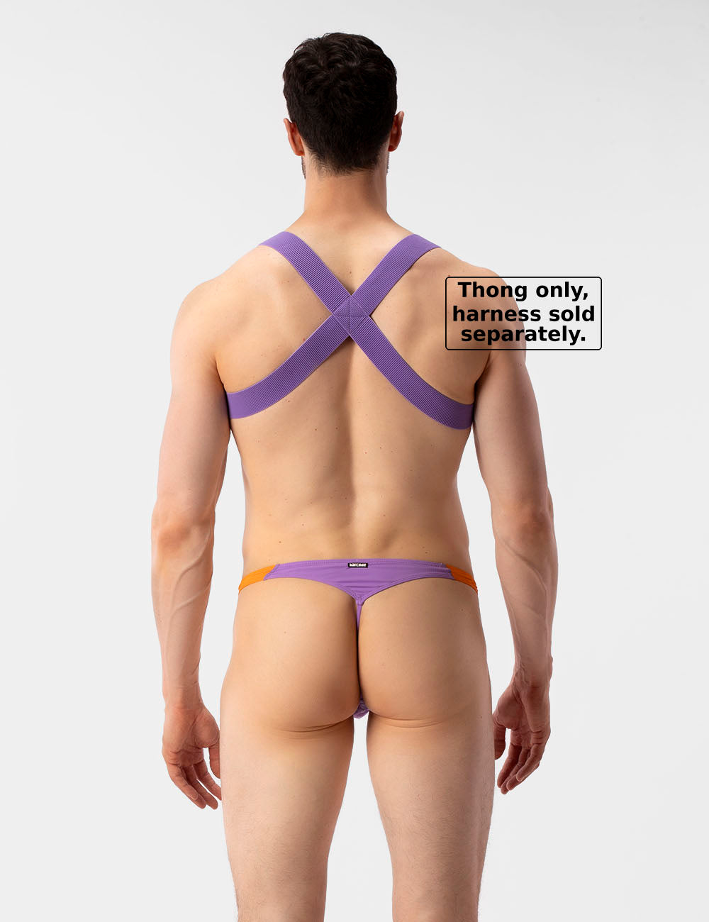 Barcode Berlin Uril Swim Thong Lila-Orange-Black