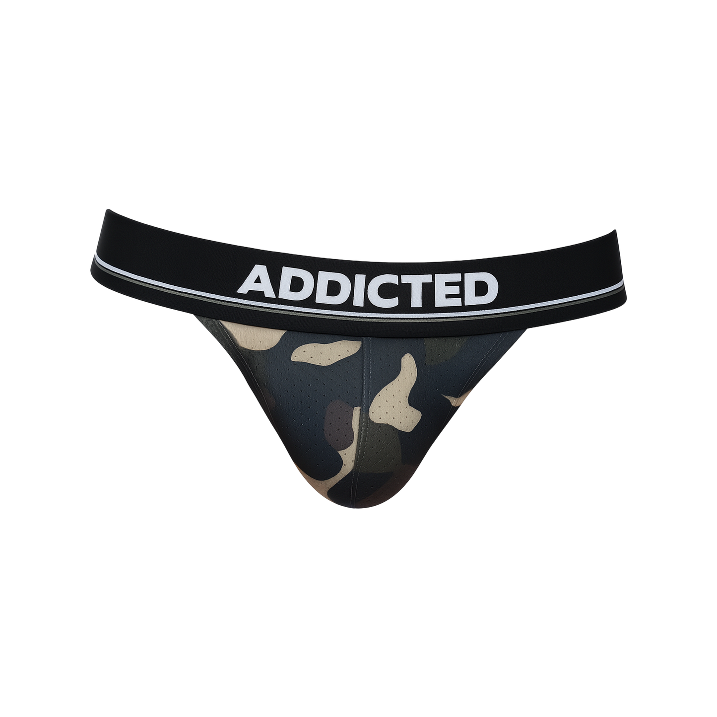 ADDICTED Camo Mesh Push Up Thong Camouflage