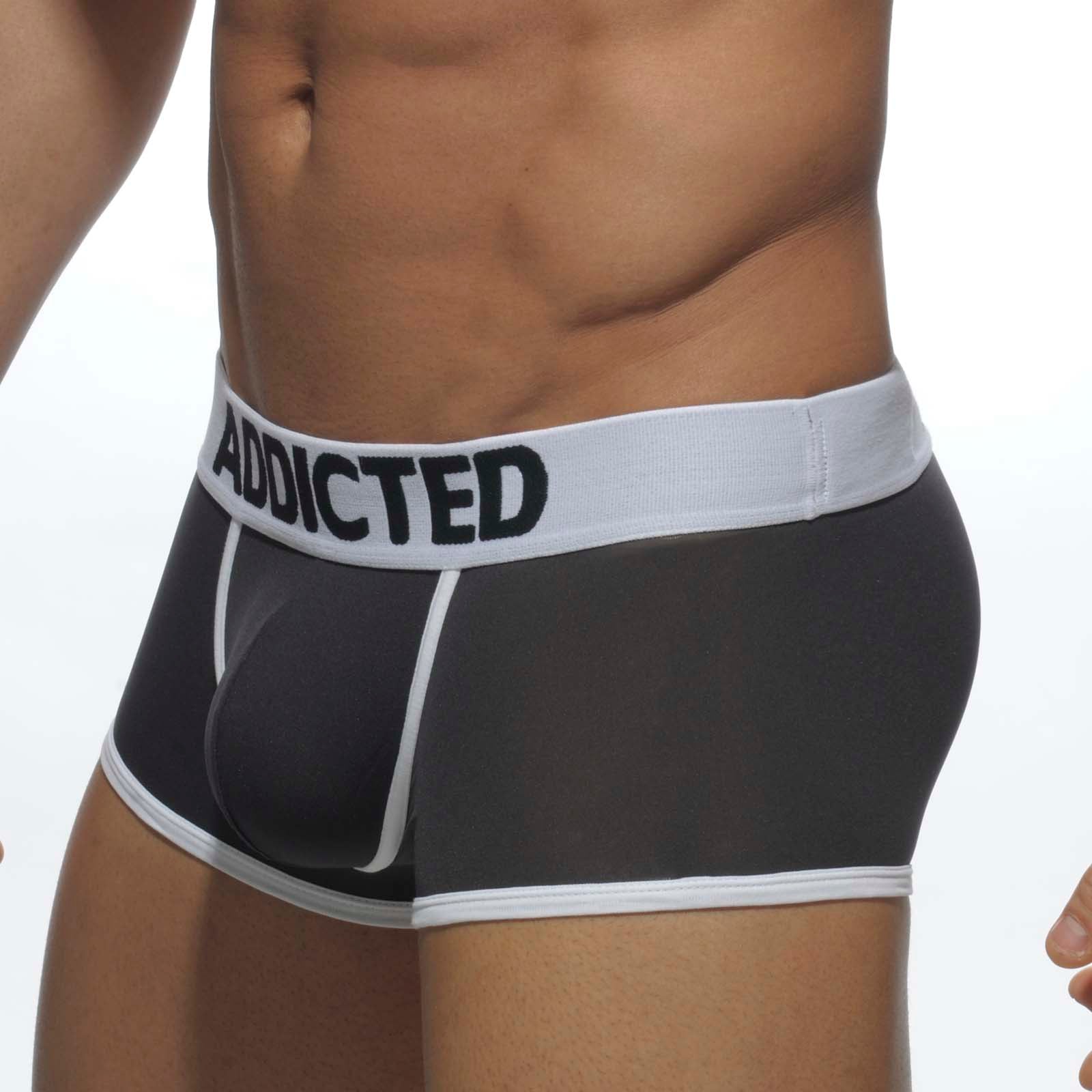ADDICTED Light Boxer Charcoal