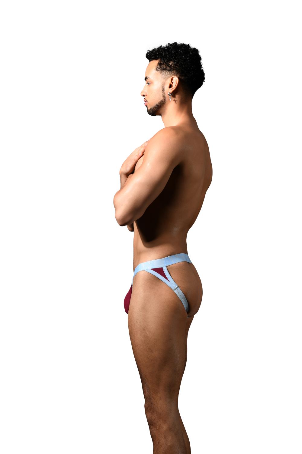 Andrew Christian BULGE C-Ring Jock Burgundy