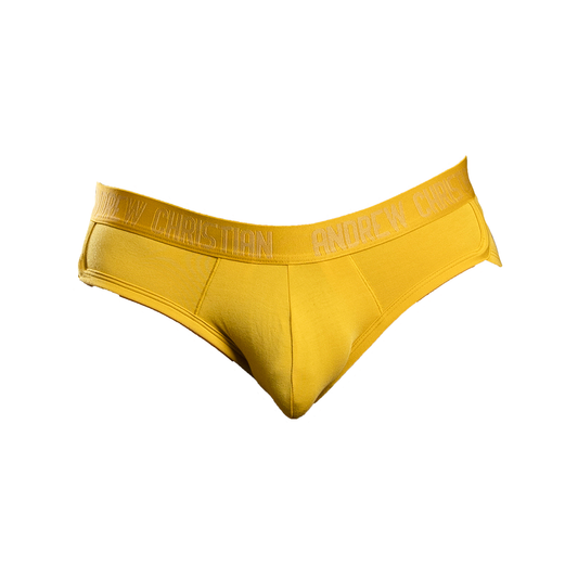 Andrew Christian CoolFlex Modal Brief w/ SHOW-IT® Mustard
