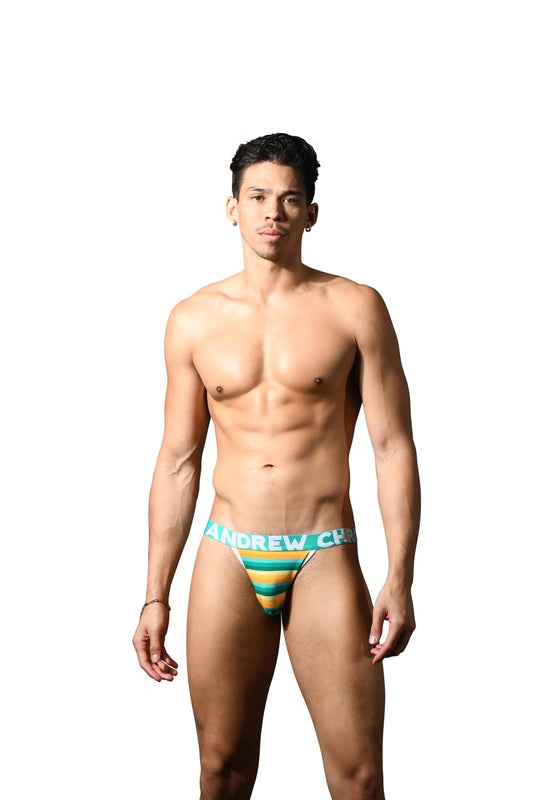 Andrew Christian Riviera Stripe Jock w/ ALMOST NAKED®