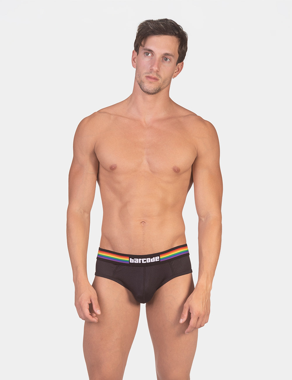Barcode Berlin Backless Brief Pride Black