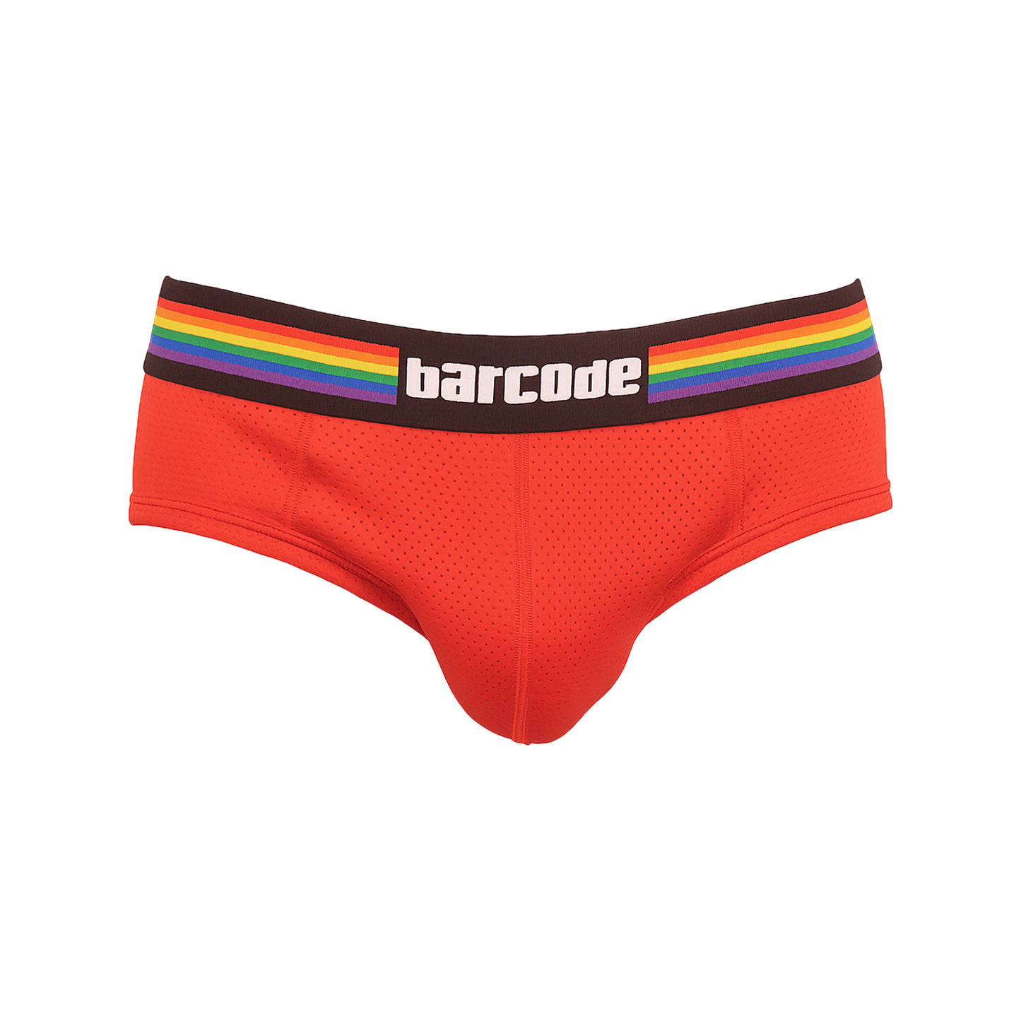 Barcode Berlin Backless Brief Pride Red