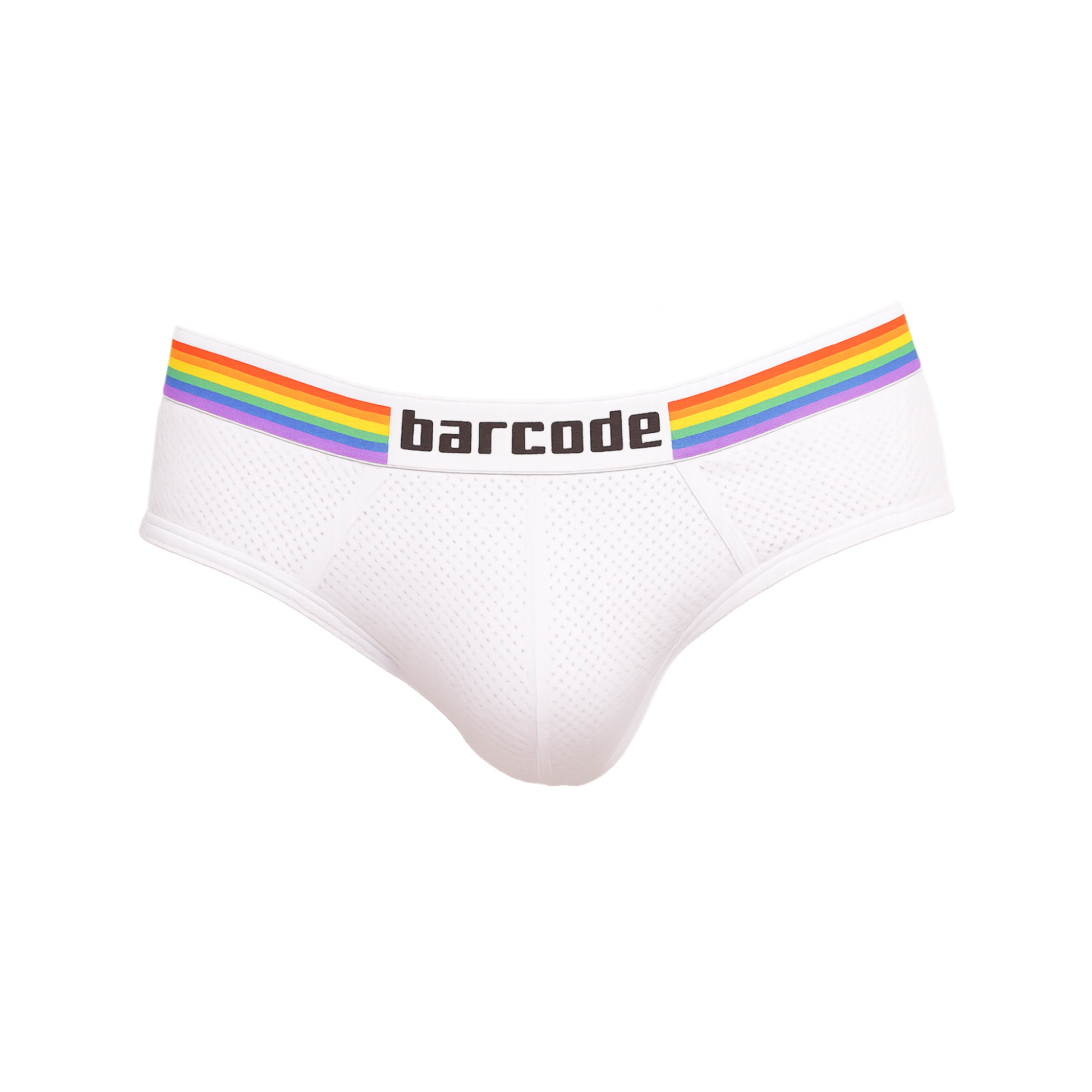 Barcode Berlin Backless Brief Pride White