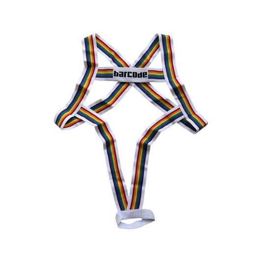 Barcode Berlin Body Harness Pride Ikem White