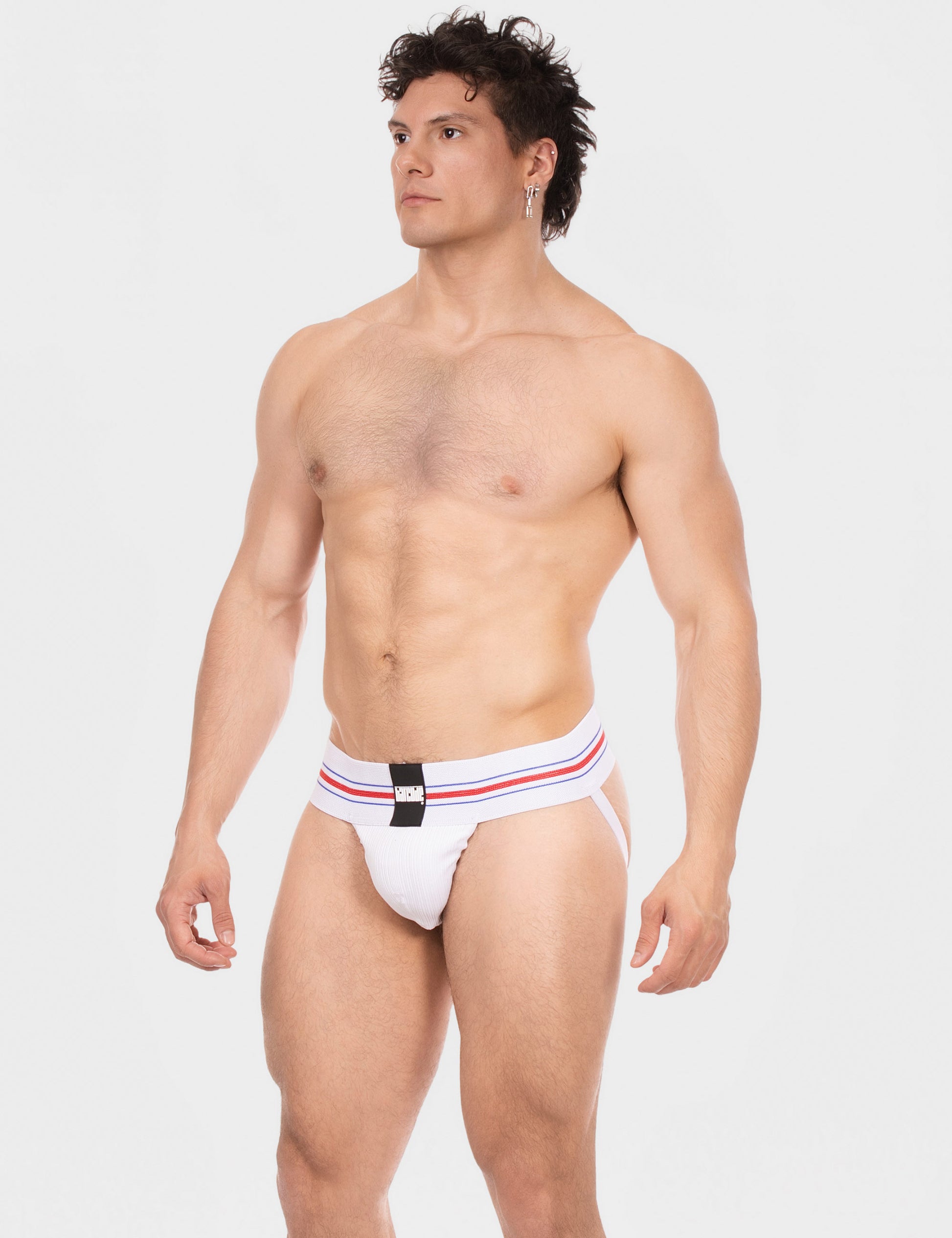 Barcode Berlin Boris Jockstrap White