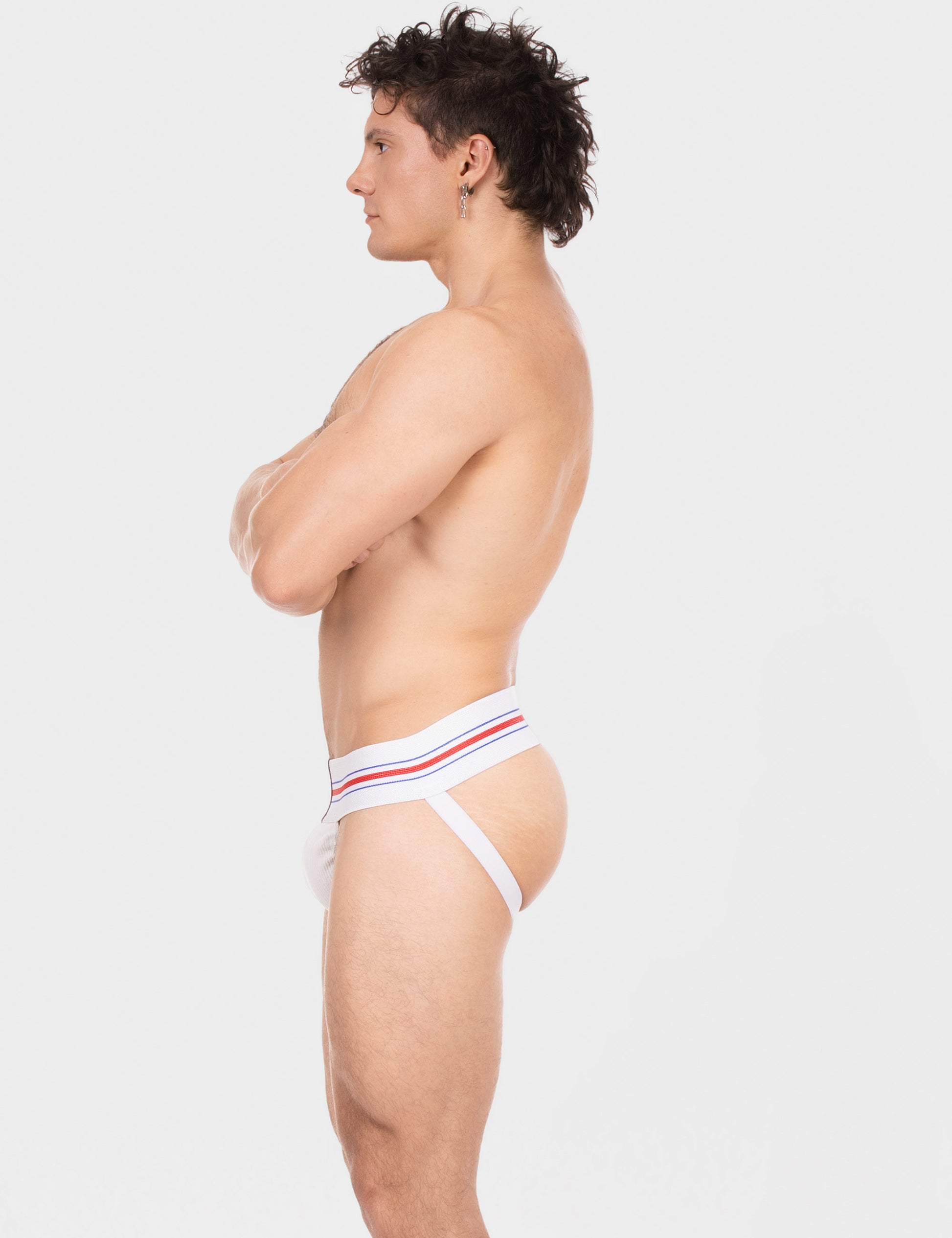 Barcode Berlin Boris Jockstrap White