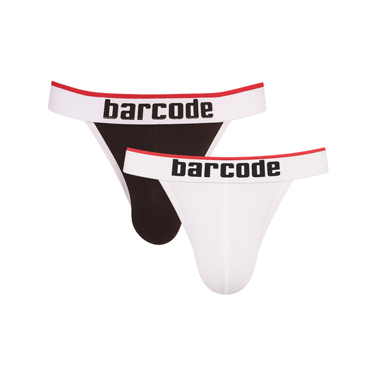 Barcode Berlin Cosme Jockstrap Multipack 1x Black + 1x White