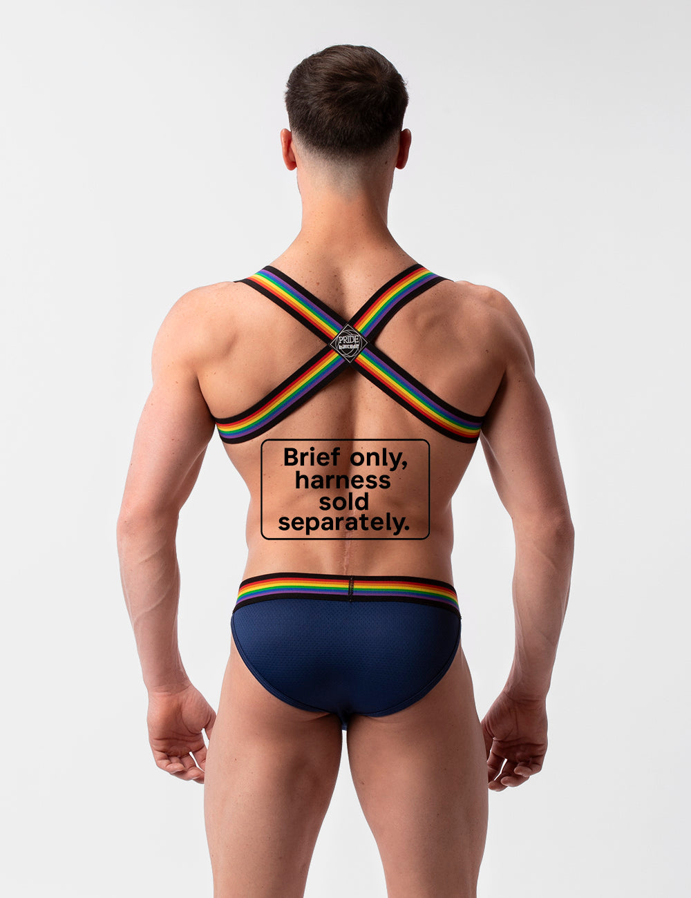 Barcode Berlin Half Brief Pride Navy