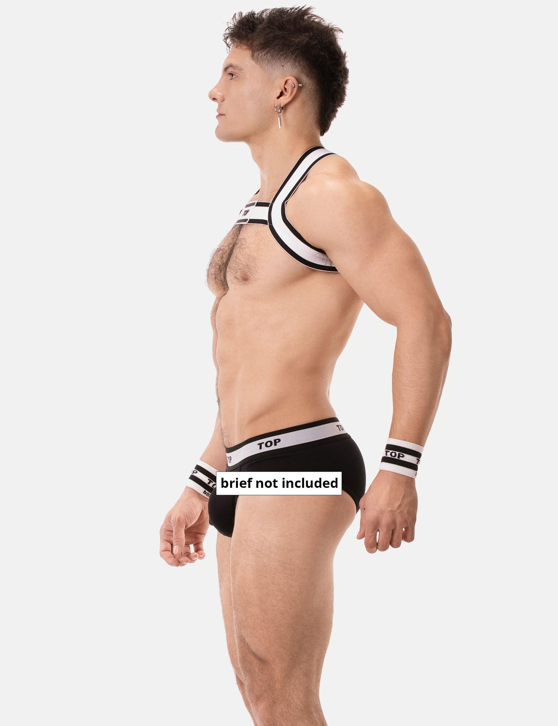 Barcode Berlin Harness TOP White-Black