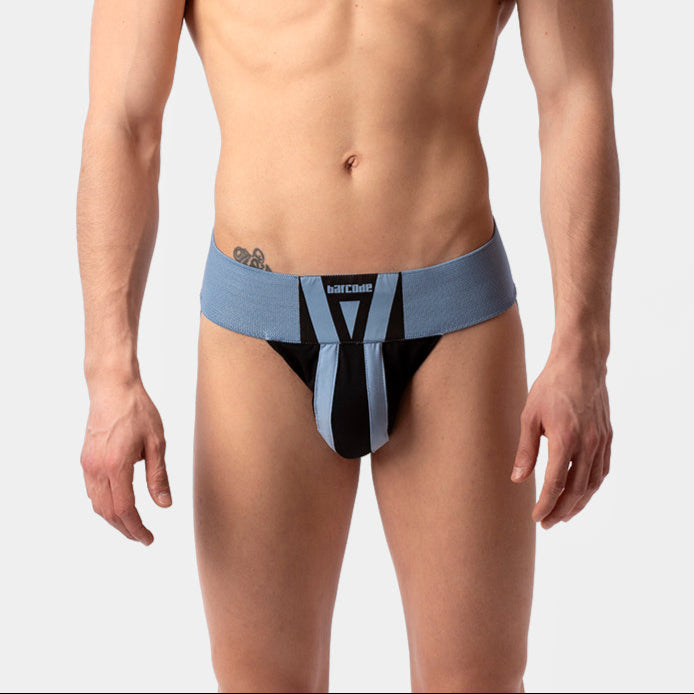 Barcode Berlin Jockstrap Zuri Bluebeige/Black