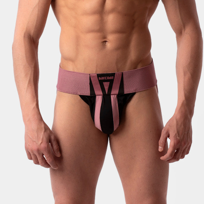 Barcode Berlin Jockstrap Zuri Brownishpurple/Black
