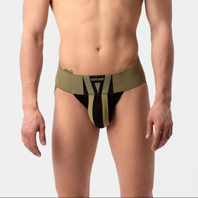 Barcode Berlin Jockstrap Zuri Darkarmy/Black