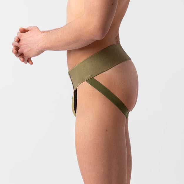 Barcode Berlin Jockstrap Zuri Darkarmy/Black