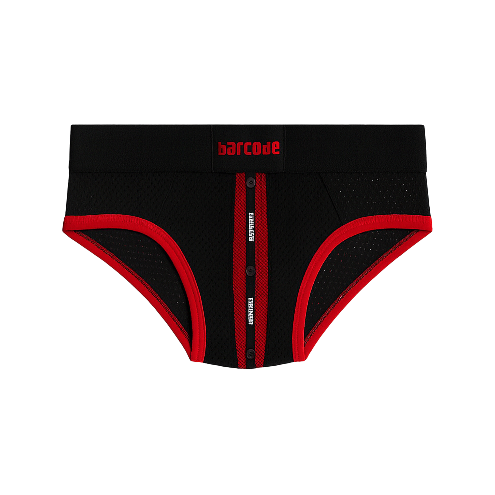 Barcode Berlin Mesh Brief Sicile Black-Red