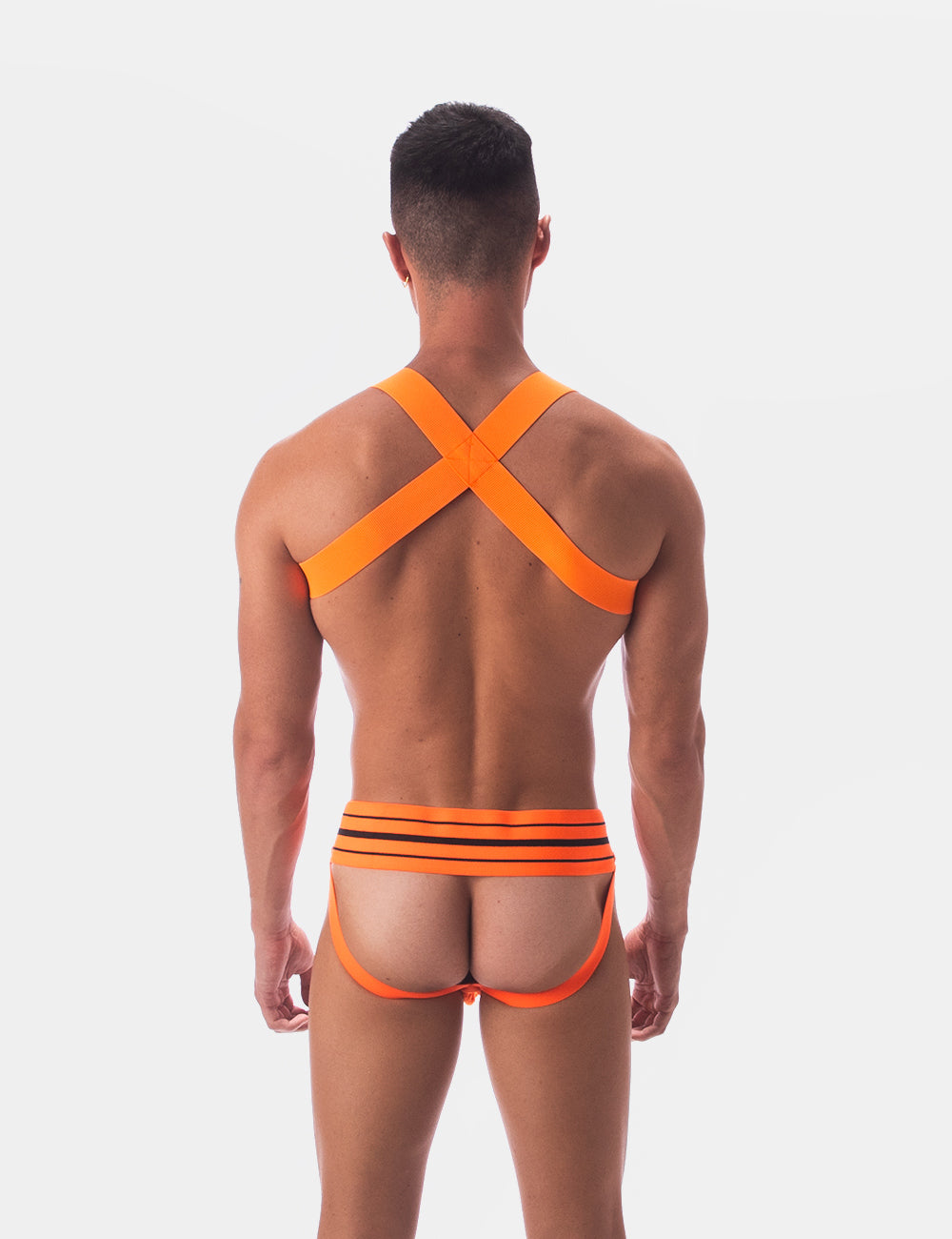 Barcode Berlin Multipack 1x Andreus Jockstrap + 1x Harness Leonsh Neonorange