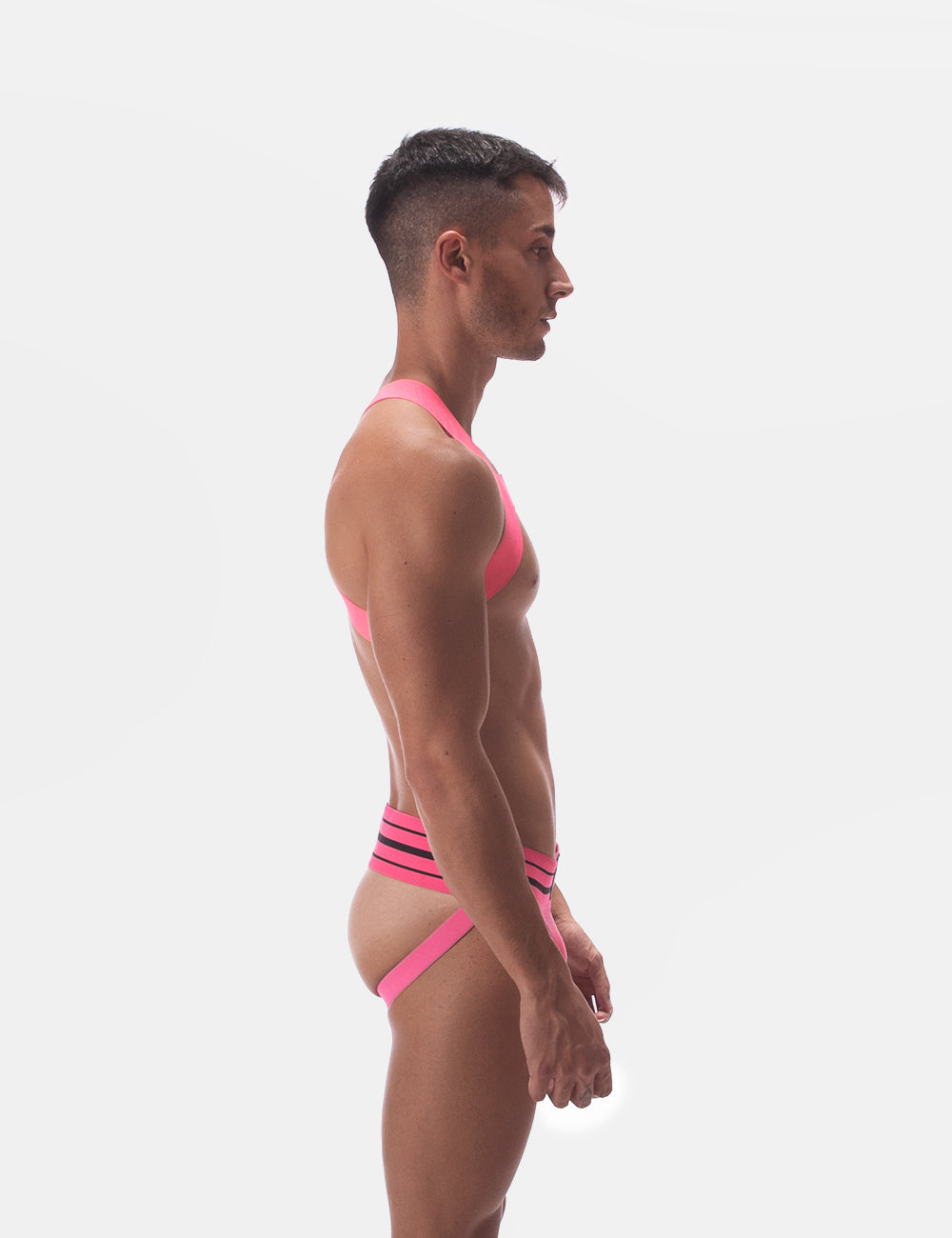 Barcode Berlin Multipack 1x Andreus Jockstrap + 1x Harness Leonsh Neonpink