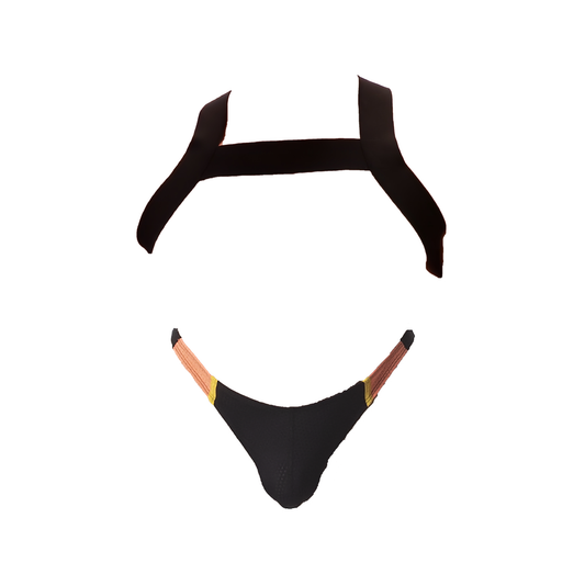 Barcode Berlin Multipack 1x RONAK Thong + 1x MATT Harness Black
