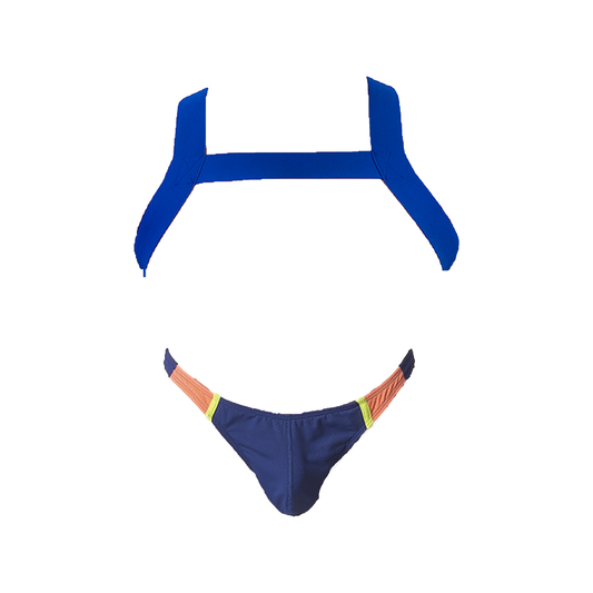 Barcode Berlin Multipack 1x RONAK Thong + 1x MATT Harness Blue