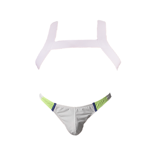 Barcode Berlin Multipack 1x RONAK Thong + 1x MATT Harness White