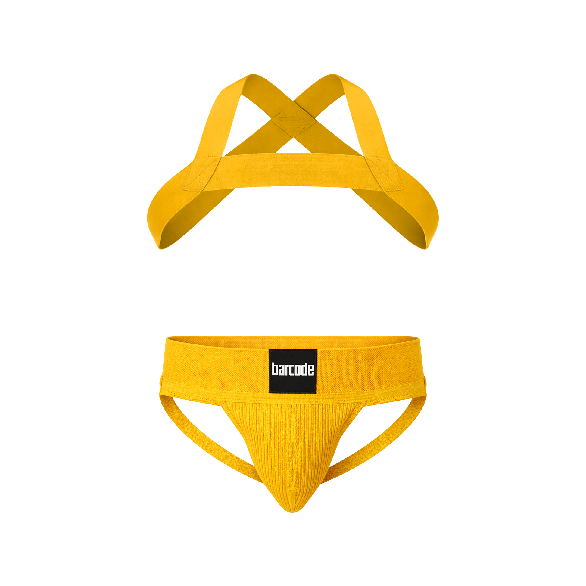 Barcode Berlin Multipack 1x Sergey Jockstrap + 1x Matt Harness Yellow