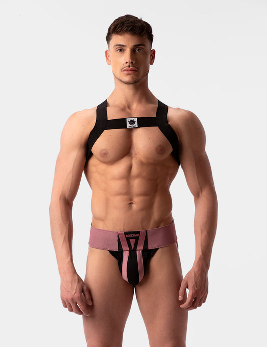 Barcode Berlin Multipack 1x Zuri Jockstrap Brownishpurple/Black + 1x Harness Matt Black