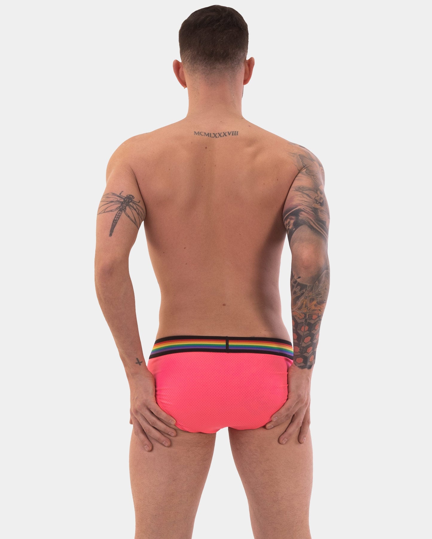 Barcode Berlin Pride Brief Neonpink