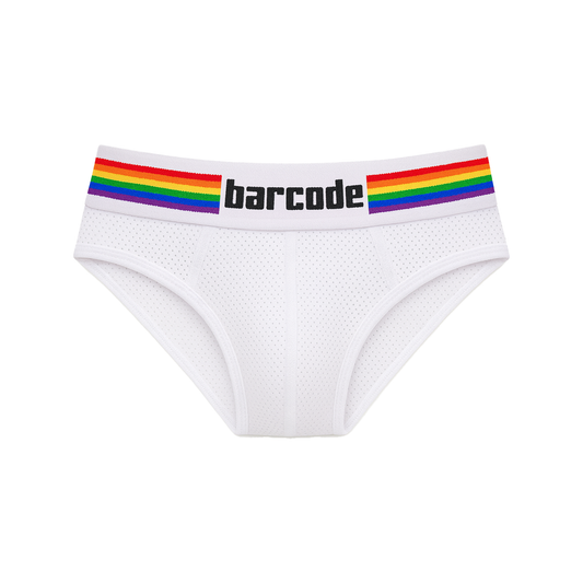Barcode Berlin Pride Brief White