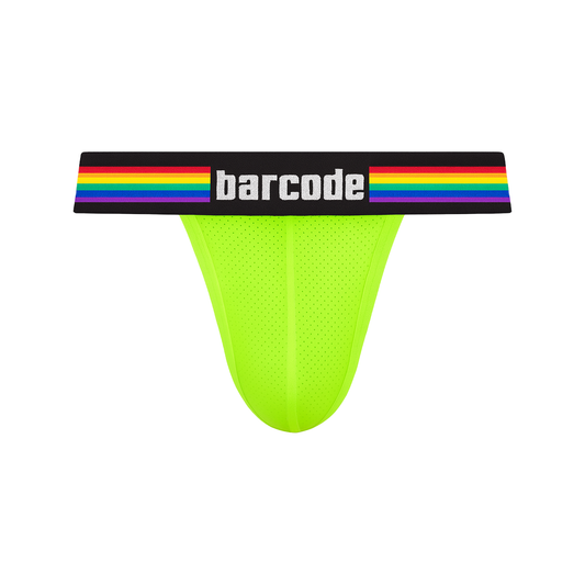 Barcode Berlin Pride Jockstrap Neongreen