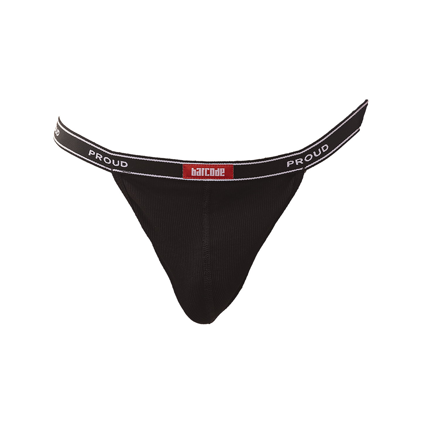 Barcode Berlin Rib Thong PROUD B Black
