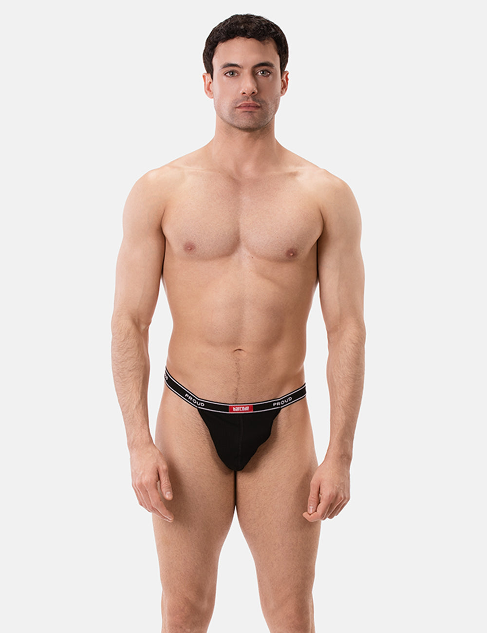 Barcode Berlin Rib Thong PROUD B Black