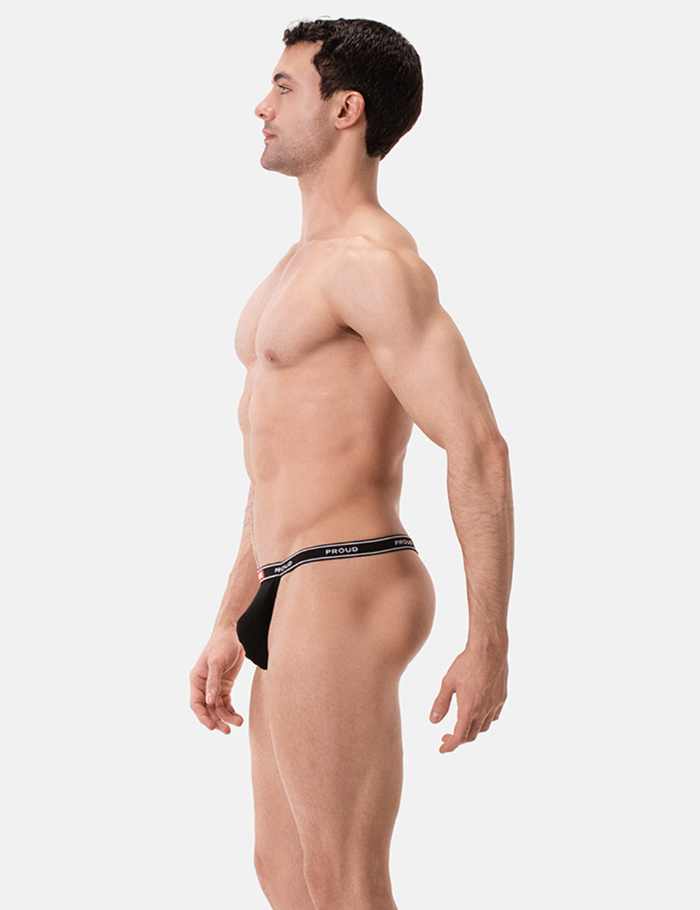 Barcode Berlin Rib Thong PROUD B Black