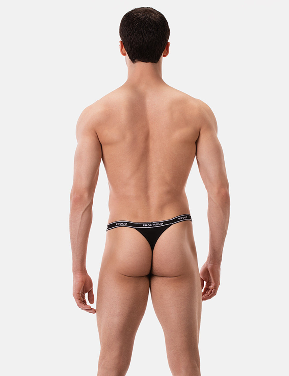 Barcode Berlin Rib Thong PROUD B Black