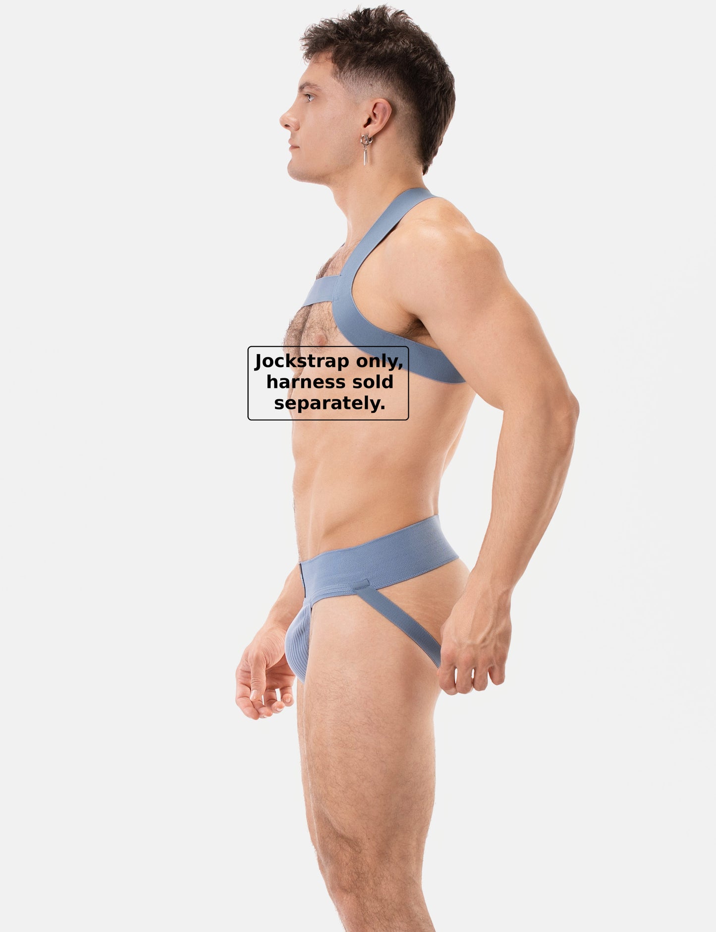 Barcode Berlin Sergey Pop Jockstrap Bluebeige
