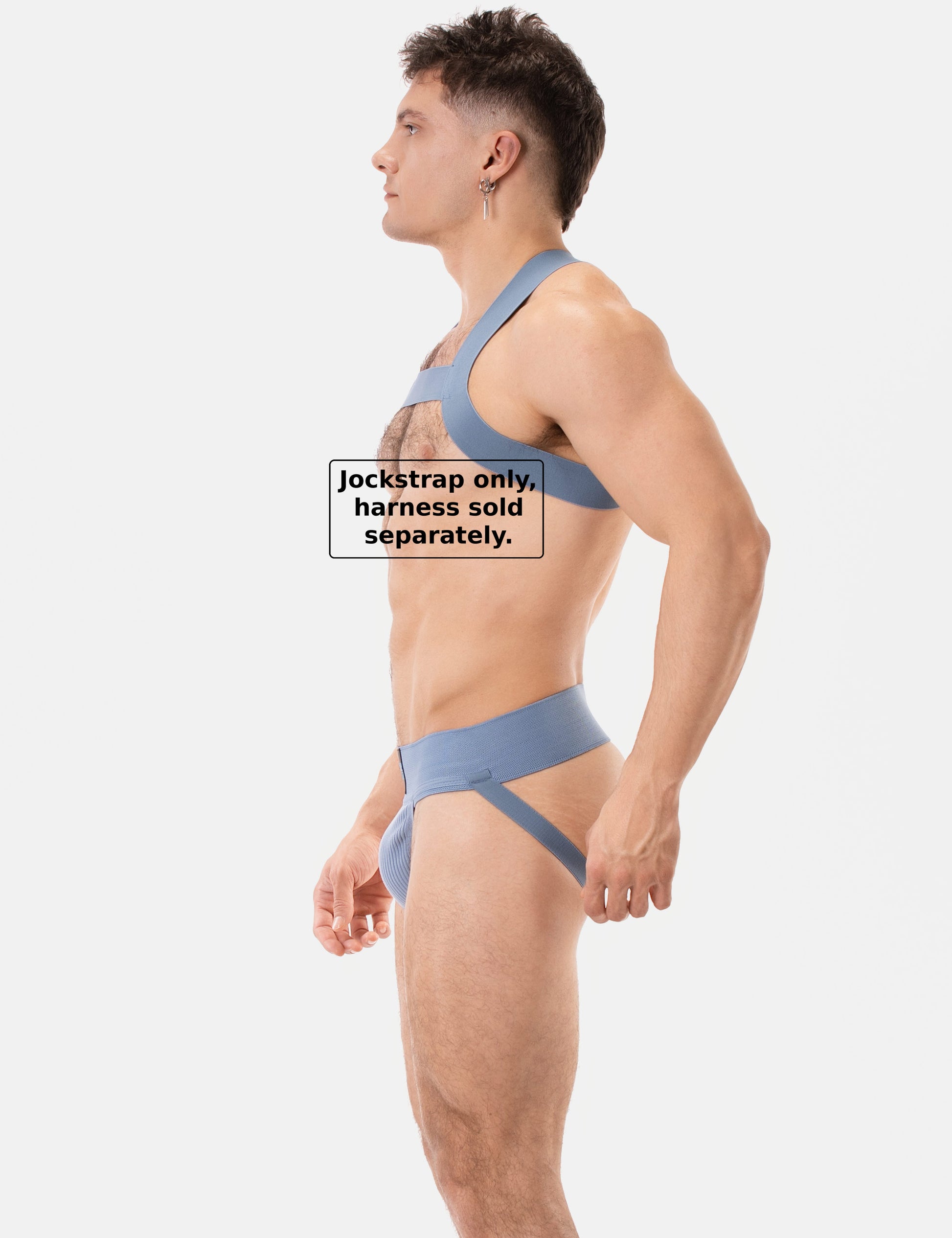 Barcode Berlin Sergey Pop Jockstrap Bluebeige