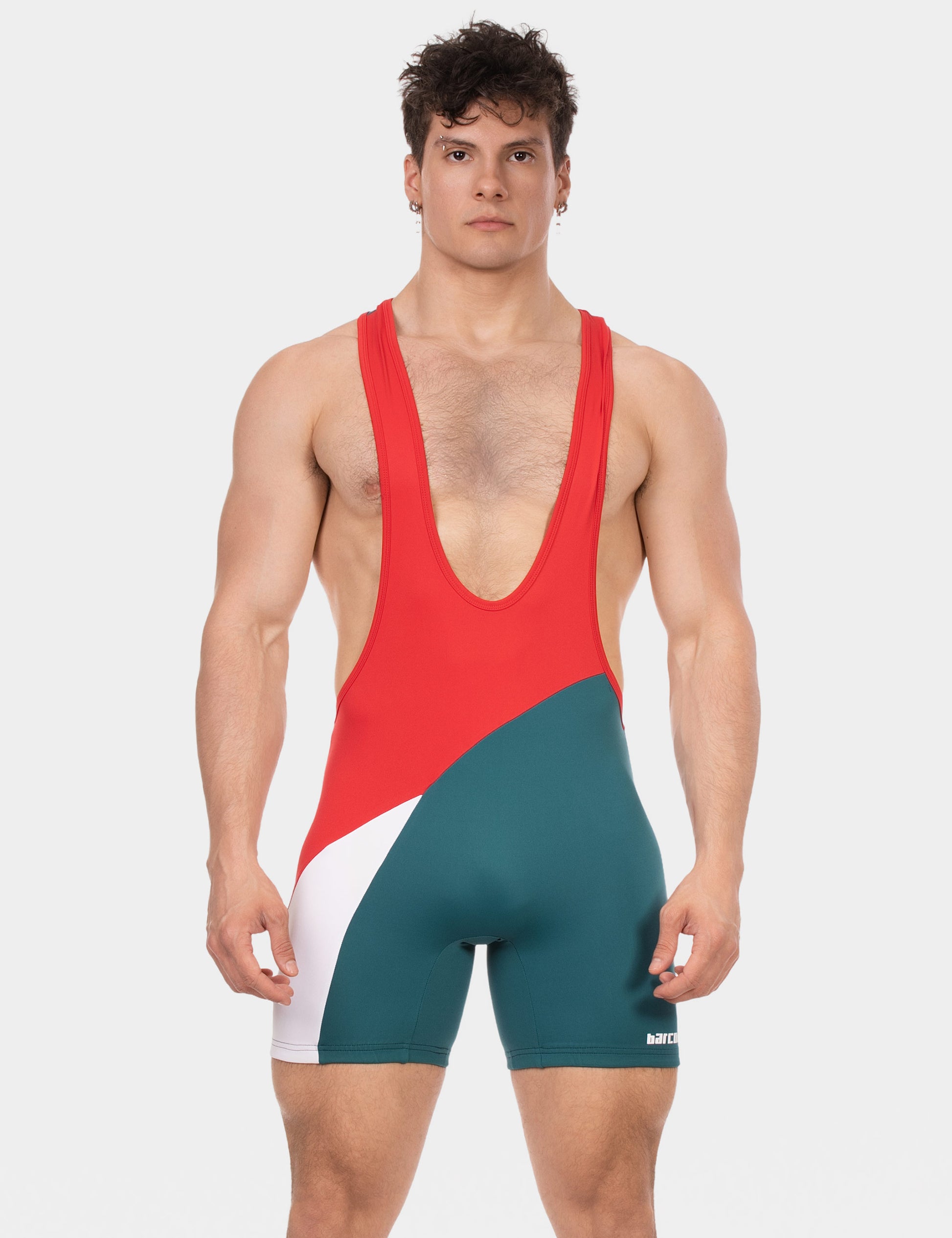 Barcode Berlin Singlet Luckenwalde Red/White/Petrol