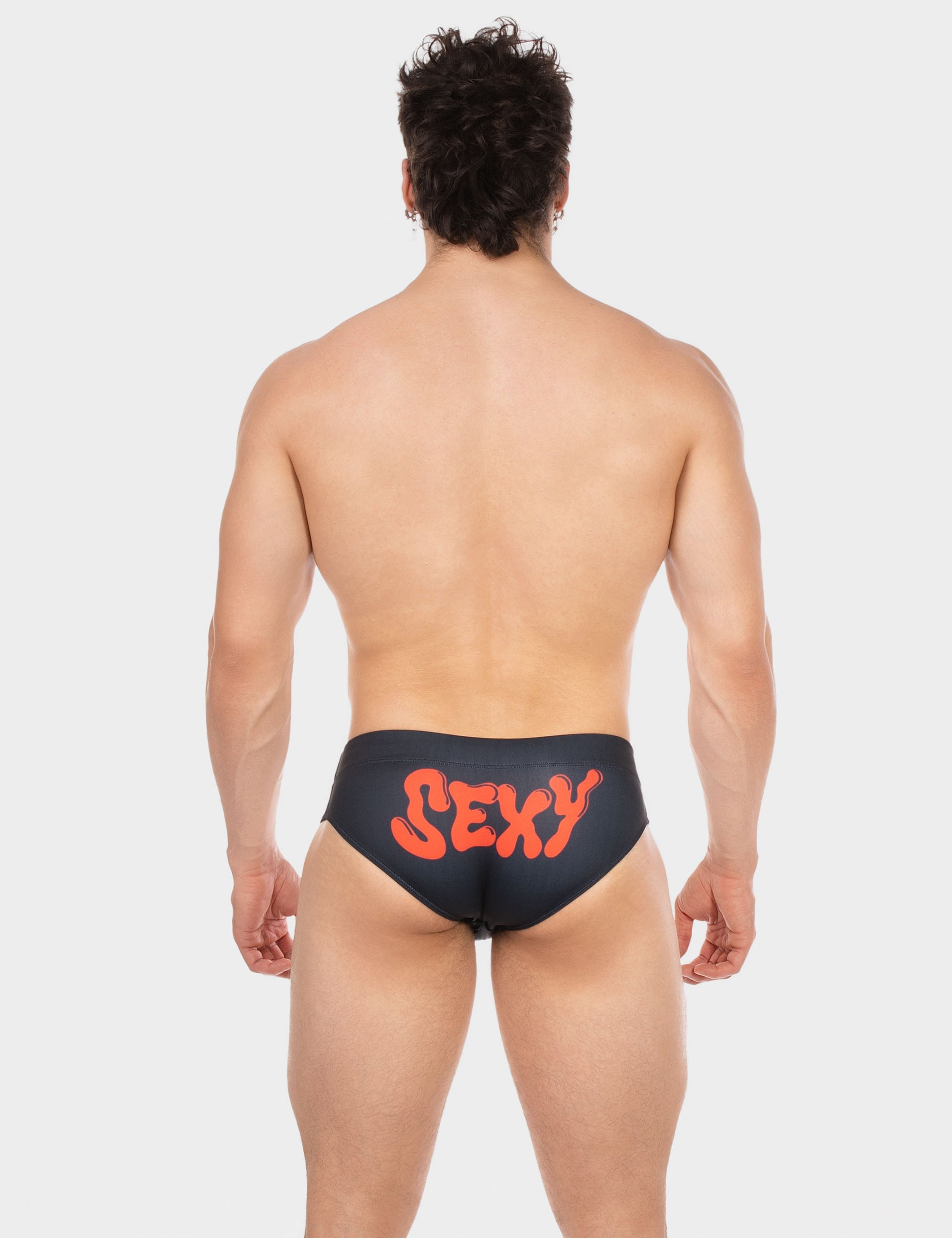 Barcode Berlin Swim Brief Sexy Black-Red