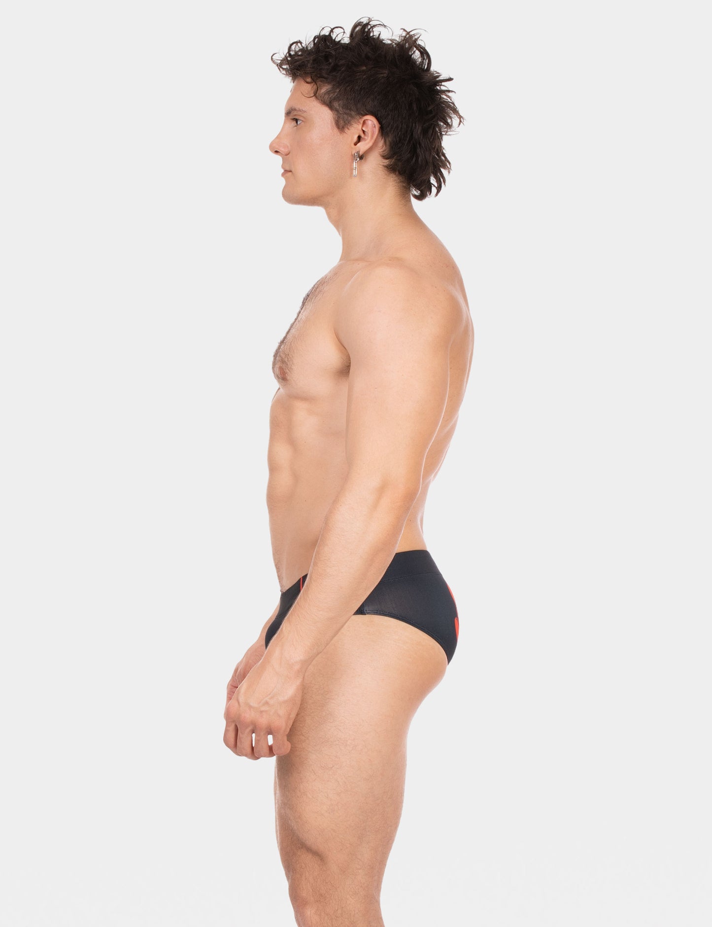 Barcode Berlin Swim Brief Sexy Black-Red