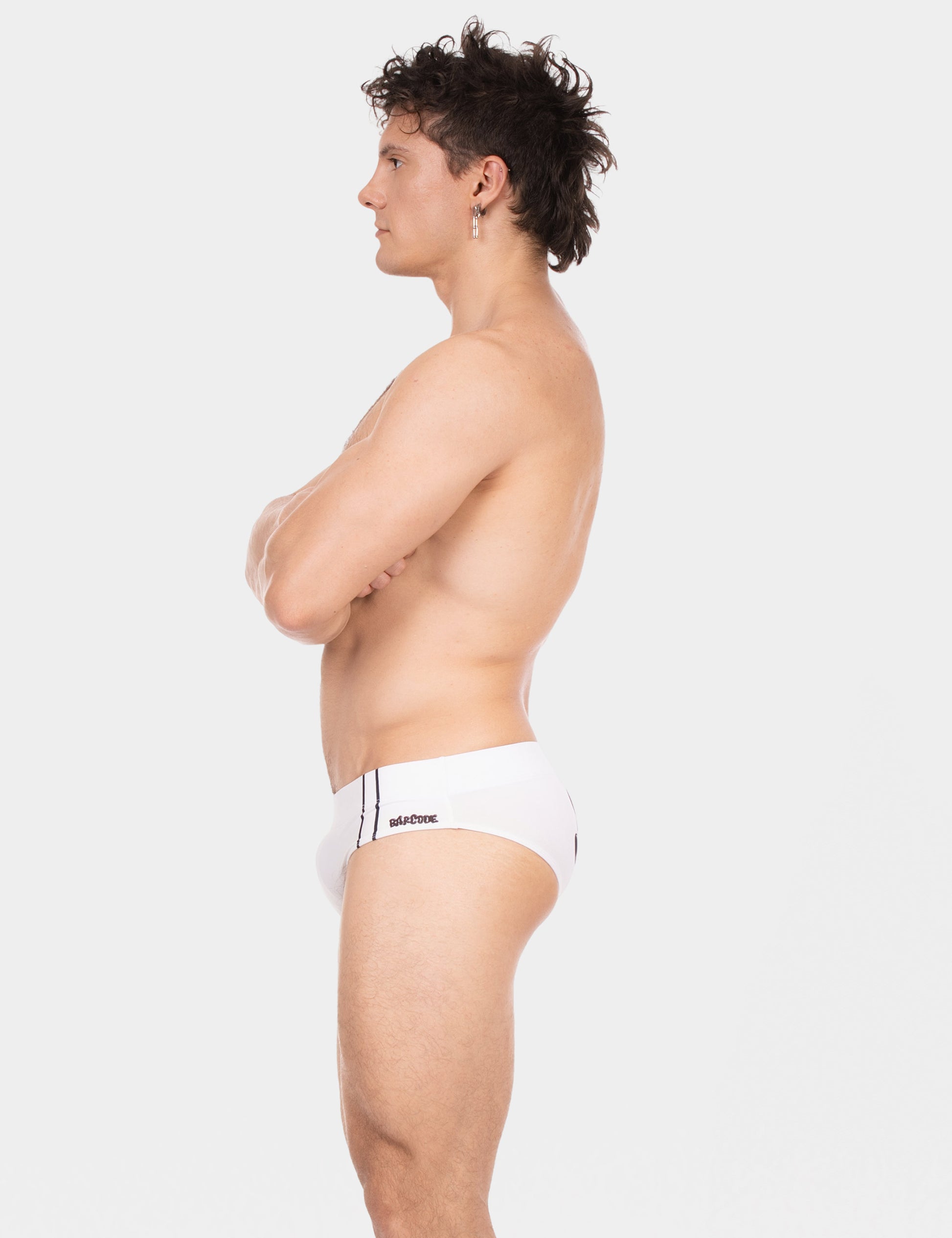Barcode Berlin Swim Brief Sexy White-Black