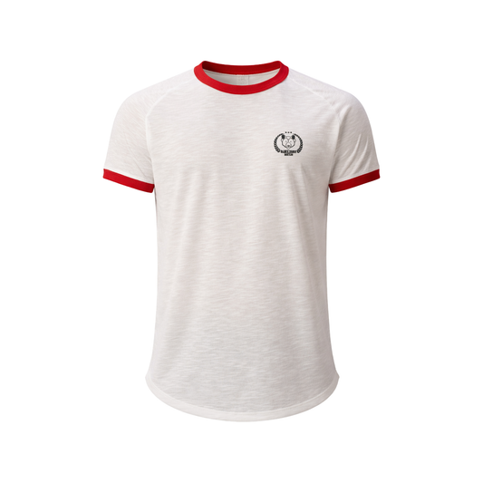 Barcode Berlin T-Shirt Raglan Kenji White