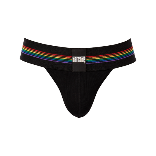 Barcode Berlin Thong Proud Boy Black
