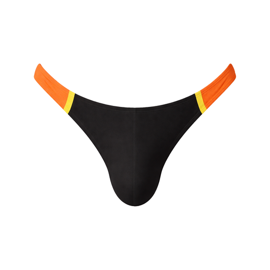 Barcode Berlin Thong RONAK Black-Yellow-Orange